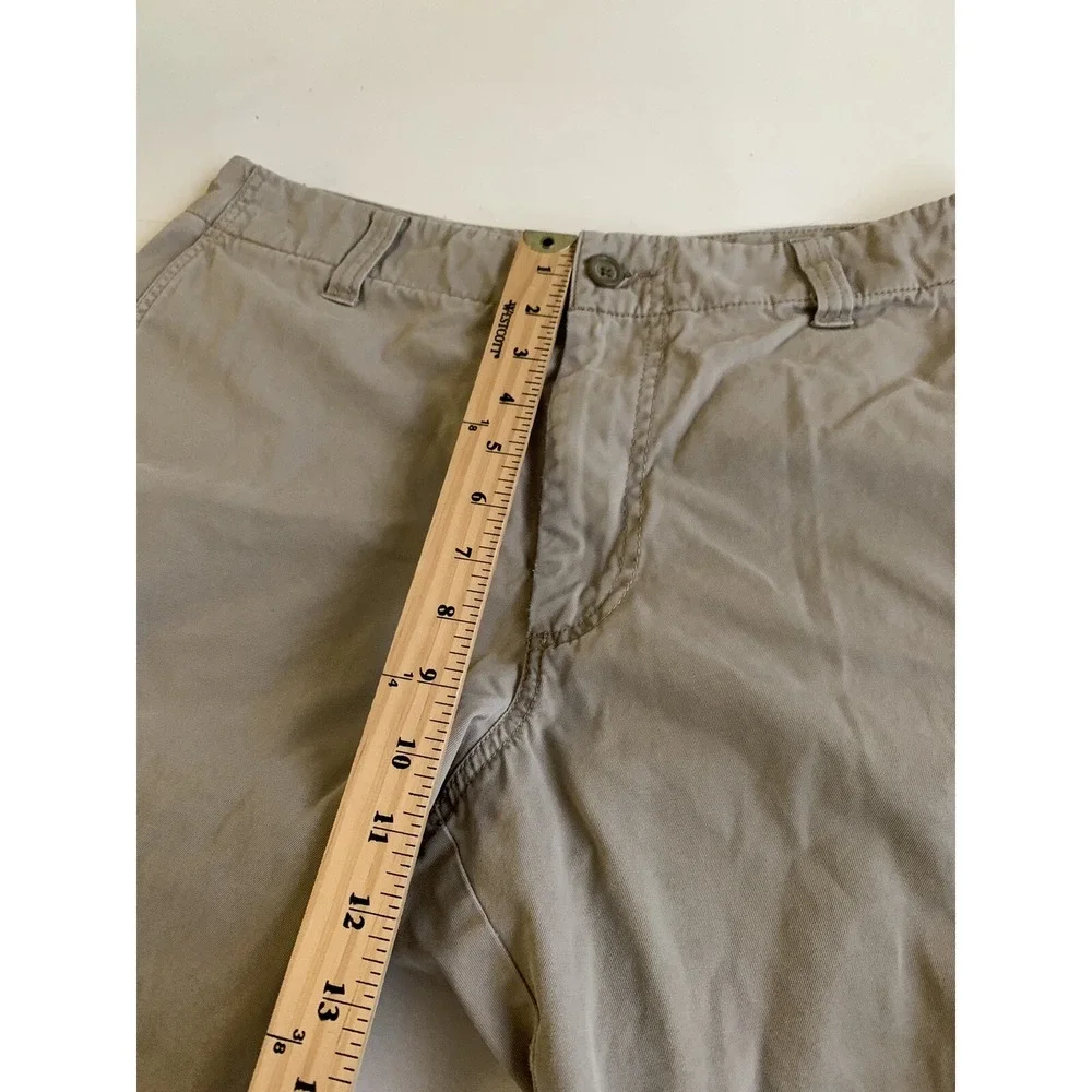 Banana Republic Men Pants 33x26 Khaki Baggy Skater Wide Leg Relaxed Pocket Cargo